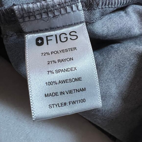 FIGS Technical Collection V-Neck Casma Three-Pocket Scrub Top Size Small - Picture 6 of 9